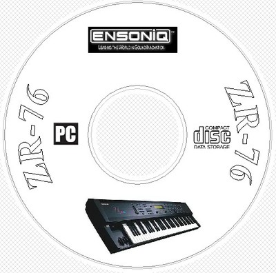 Ensoniq ZR-76 Sound Library, Manual, MIDI Software & Editor CD ..-  ZR76 ZR 76