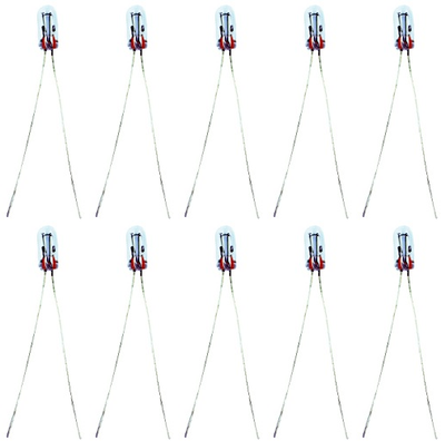 Box of 10 #7219 Lamp Bulb, 12 Volts, 60 mA, 0.72 Watt, T1