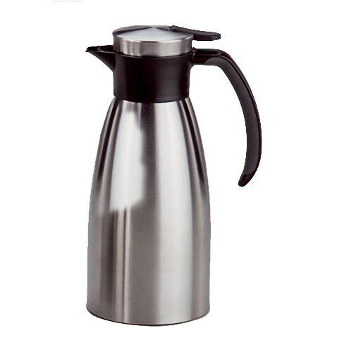 Emsa Isolierkanne Soft Grip schwarz 508932 Thermoskanne Heiß Kalt Tee Kaffee NEU