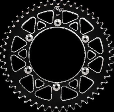 Fire Power Aluminum Rear Sprocket Black 520 49 Tooth Honda CR500R 84-01