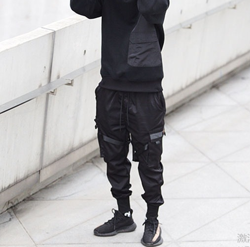 Men Cargo Combat Pants Joggers Sweatpants Casual Sport Urban Trousers Streetwear
