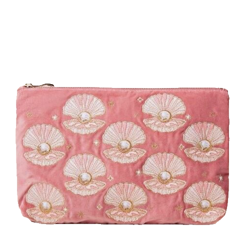 Elizabeth Scarlett Fortnum & Mason Velvet Pouch w/Dust Bag