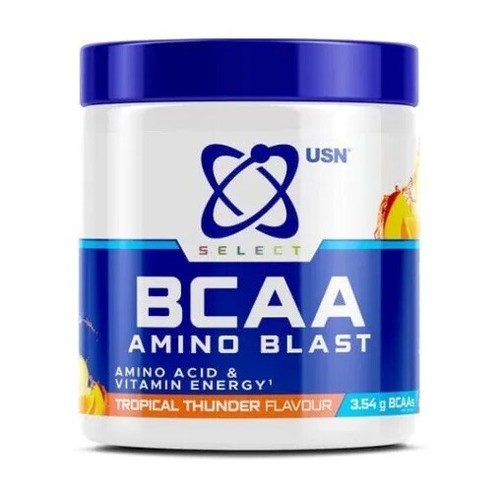 USN Select BCAA Amino Blast 200g Amino Acids & VItamin B6 - Tropical Thunder
