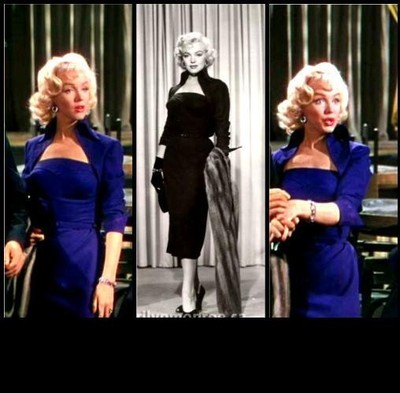 Marilyn Monroe "  Blondinen Bevorzugt "  Film Getragen Schmuck  Set Memorabilia