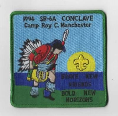 1994 SR-6A Conclave Camp Roy C. Manchester GREEN Bdr. [KY-5716]