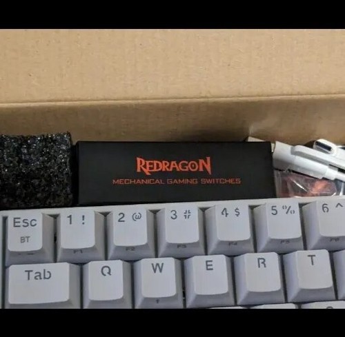 Red Dragon Draconic Pro wireless mechanical keyboard White