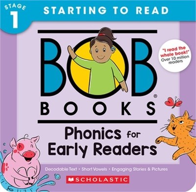 Bob Books - Phonics for Early Readers Box Set Phonics, Ages 4 and Up, Kindergart