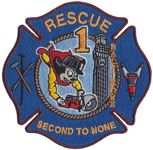 Baltimore Rescue 1 Second to None NEW 2024 -  Fire Patch