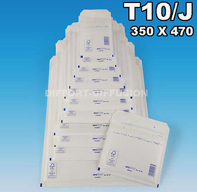 100 enveloppes à bulles BLANCHES T10/10/J (37x48)
