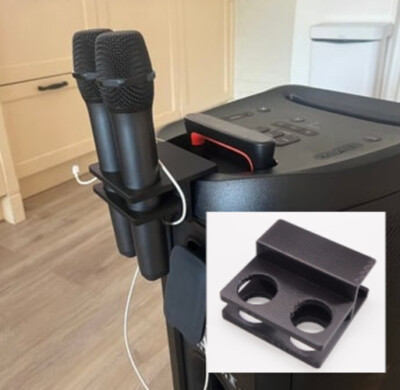 Dual Microphone Holding Bracket for JBL Partybox 310