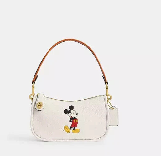 Disney X Coach Swinger Bag In Regenerative Leather With