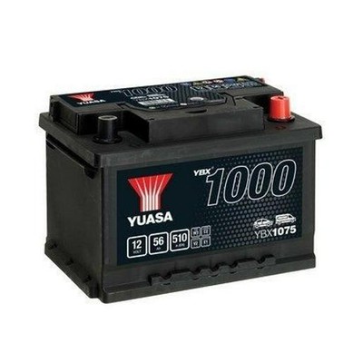 YUASA 12V 56Ah 510A en Starterbatterie L:243mm B:175mm H:175mm LB2