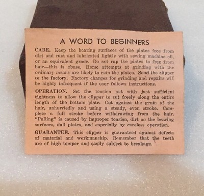 Vintage...Fetlock #8100..,Animal Hand Clippers...Original Box
