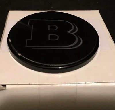 Brabus Logo Hood Emblem Badge ''BLACK''Made In Germany Mbz CLA 45 #218-000-20