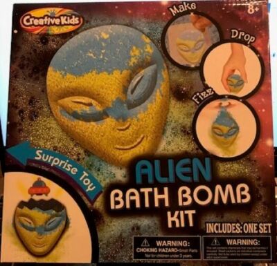 Creative Kids Ali Bath Bomb Kit - Surprise Toy - Make-Drop-Fizz
