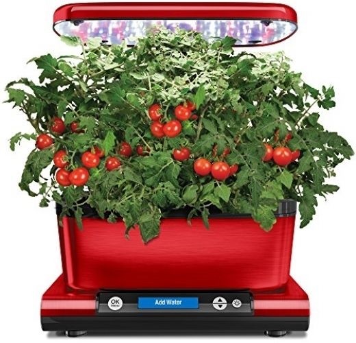 AeroGarden Harvest Elite with Gourmet Herb Seed Pod Kit, Red