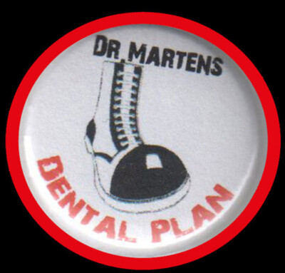Dr.Martens-Dental P ''BUTTON''Oi! Oi! Oi!/Skin/Way of Life/Boots&Braces/Anstecker