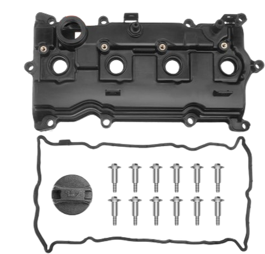 Engine Valve Cover Kit Bolt Oil Filler Cap for Nissan Infiniti Select 2013-2018