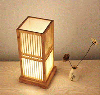 Bamboo light sale stand