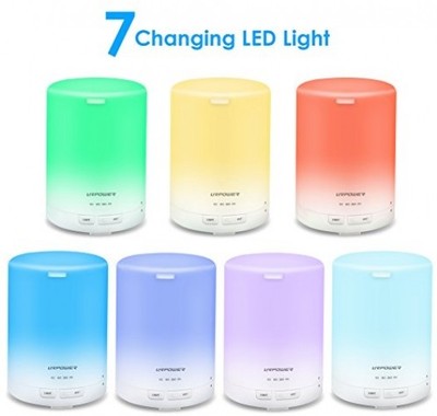 URPOWER 2nd Generation 300ml Aroma Essential Oil Diffuser Ultrasonic Air with -