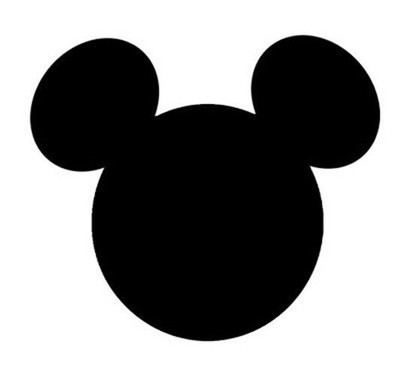 Die Cuts - Disney Mickey Mouse Heads - 5inch 60 pieces