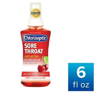 Chloraseptic Sore Throat Spray Cherry Flavor 6 fl oz