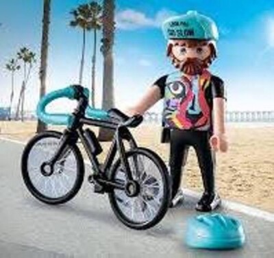 Playmobil Special   Road Cyclist Paul   #71478   New in Bag   2024