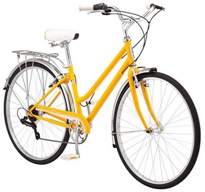 Schwinn Wayfarer Hybrid 700C Wheel Bicycle, Mango, 16 /Small