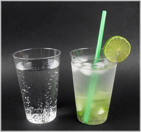 50 Partybecher Cocktail Einwegbecher Plastikbecher Kunststoffbecher 0 4l Ebay
