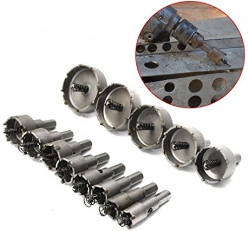 4-12mm #1M Red Pro HSS High Speed Steel 9 Step Cone Drill Bit