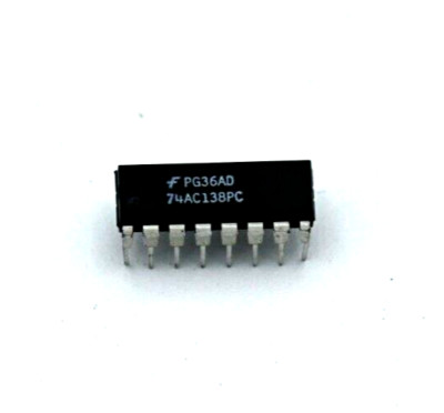 5 ea. Fairchild Onsemi ON 74AC138-PC 74ACT138 1-of-8 Decoder/Demultiplexe IC J