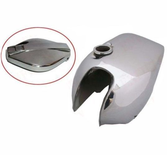 For Norton Roadster Commando Steel  Fuel Tank With Flip Filler Cap  