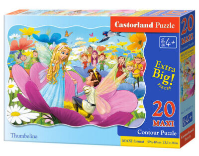 Puzzle maxi 20 elementów. Calineczka