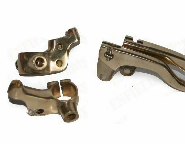 Fits Royal Enfield Bullet Clutch Brake Levers Brass Complete 