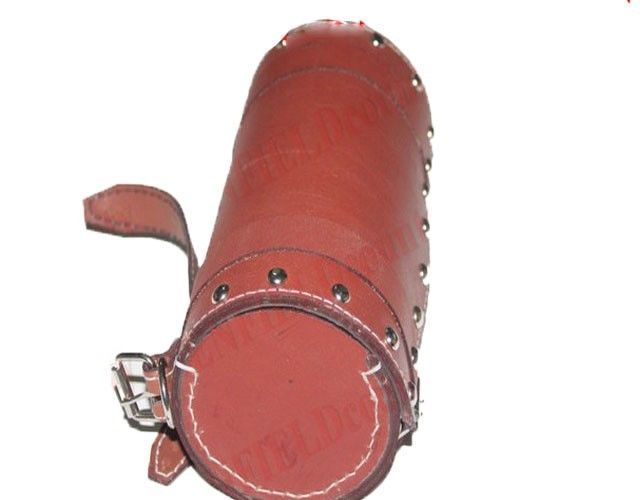  Leather Made Brick Red Universal Fit Tool Roll For Norton BSA AJS Ariel