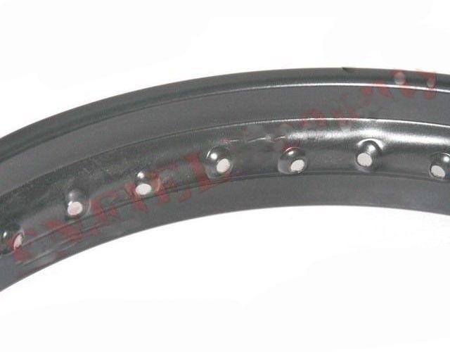 New Pair Black Powder Coated 16" WM2 Jawa 250 350 CW 36 Holes Wheel Rim  