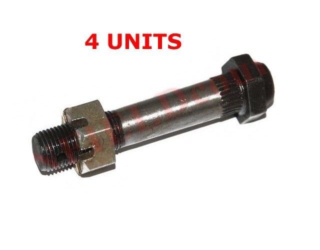 Set of 4 Front Rear Leaf Spring Pivot Eye Bolts For Willys Ford 41-58 MB GPW 