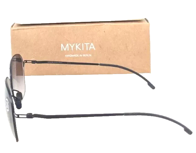 Pre-owned Mykita Tomke Col002 Black/grey Gradient Zeiss Lens Authentc Sunglasses 58-15 In Gray