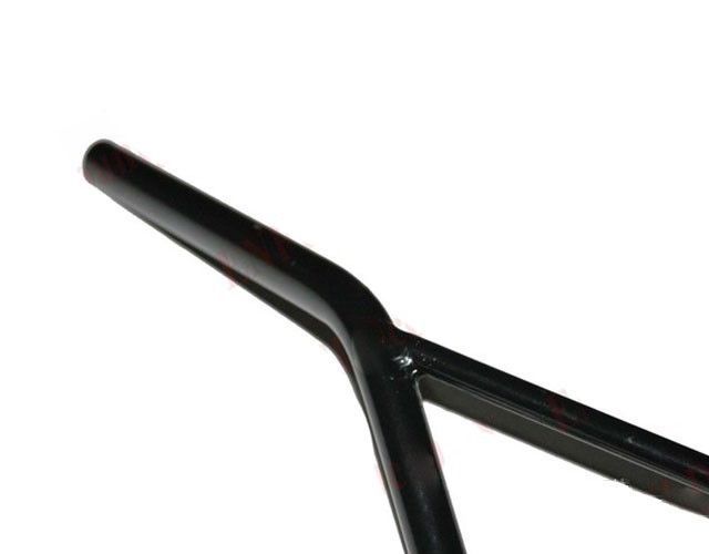 Universal Fit 7/8" Black Braced Street Handlebar Unit Honda Kawasaki Yamaha  