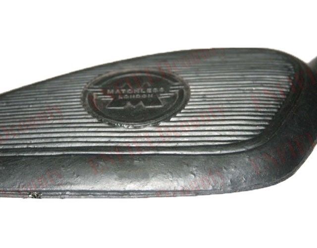 New Black Rubber Petrol Fuel Tank Knee Pad Set For Matchless Motorcycles  