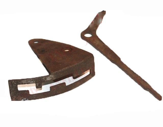 Vintage Classic Old Motorcycle British American Gas Tank Mount Jockey / Hand Gear Shifter