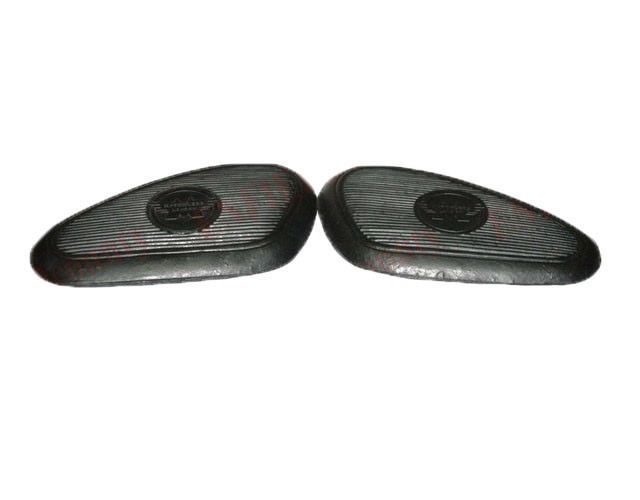New Black Rubber Petrol Fuel Tank Knee Pad Set For Matchless Motorcycles  