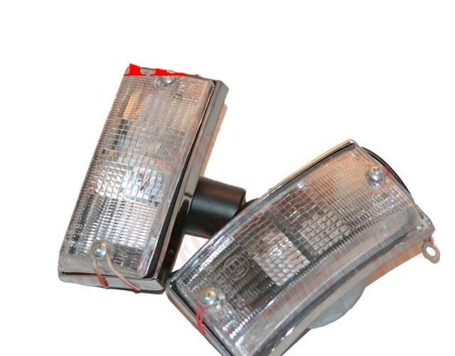 Front Blinker Clear Lens Chrome Plated Vespa PX PX80-200 PE Lusso T5 Stella  