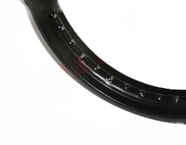 New Pair Black Powder Coated 16" WM2 Jawa 250 350 CW 36 Holes Wheel Rim  