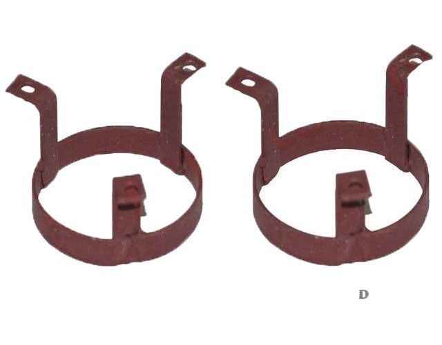 Pair Parking Light Grill Protector Units For Willys Military Jeepster Jeeps 