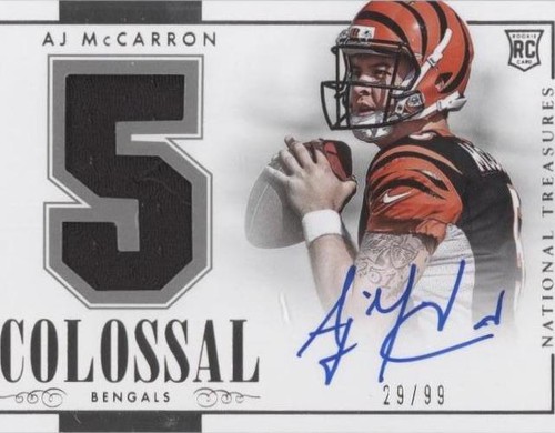 2014 Panini National Treasures A.J. McCarron #RCN-AJ