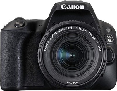 Canon EOS 200D Black + 18-55mm III OIS DSLR Camera Photography