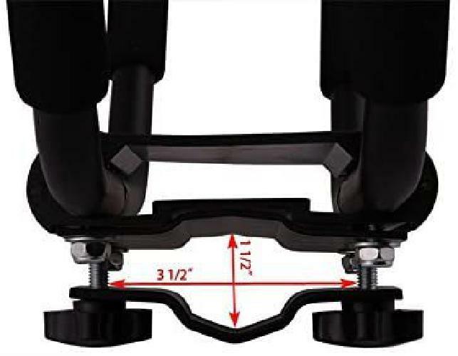 2 Racks For Kayak Canoe SUP Ski Surf On Van Minivan SUV Roof Or Trailer Carrier
