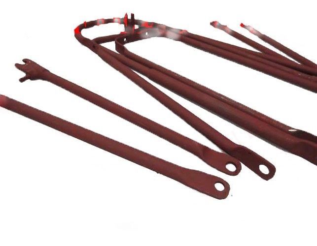 BSA M20 M21 M33 Raw Front Rear Mudguard Set With Stays Girder Fork Type