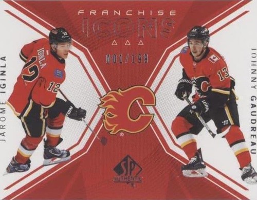 2018-19 SP Authentic - Jarome Iginla Johnny Gaudreau #119